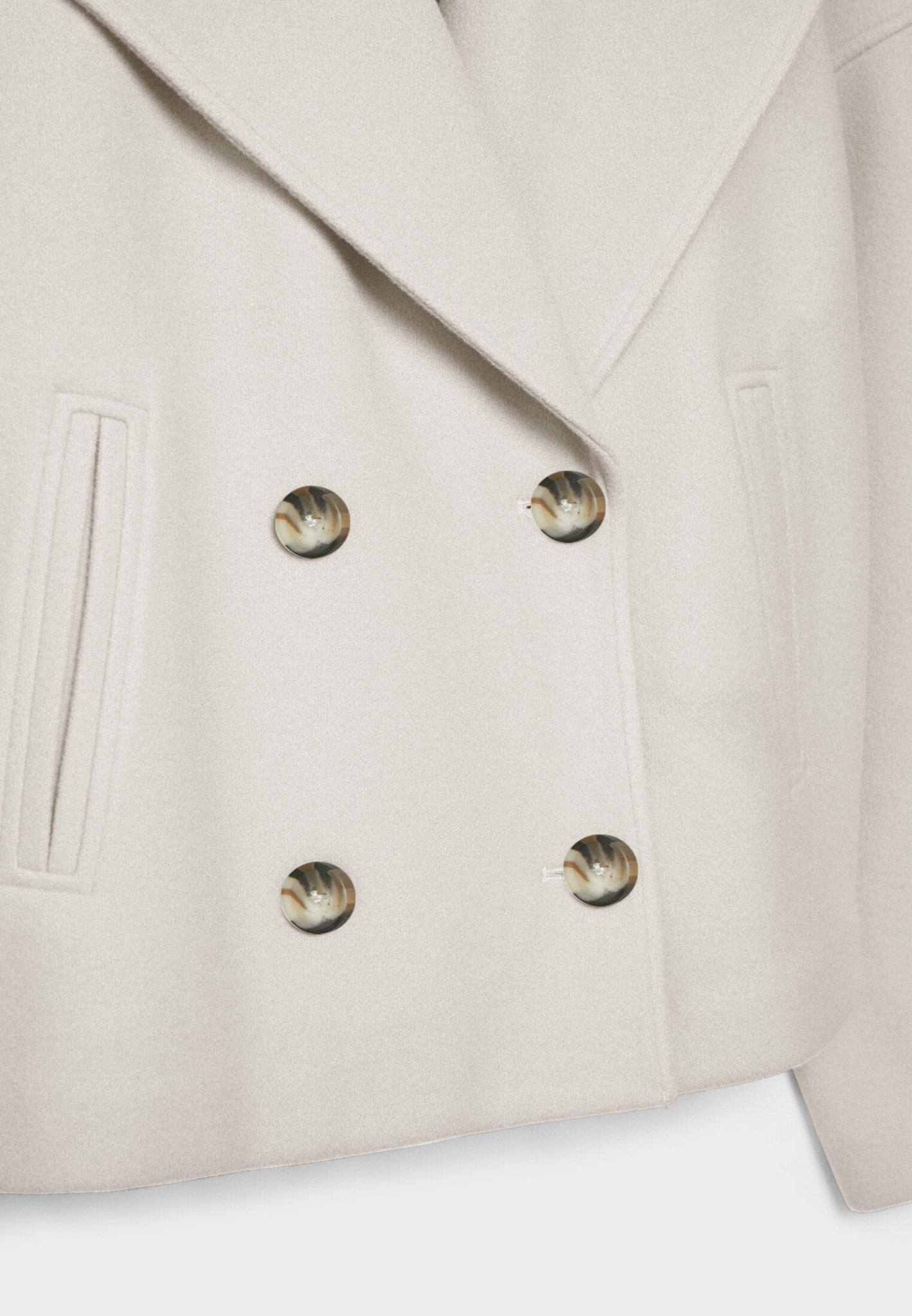 Luvo | Veste Courte pour Femme – Modèle Croisé à Double Boutonnage