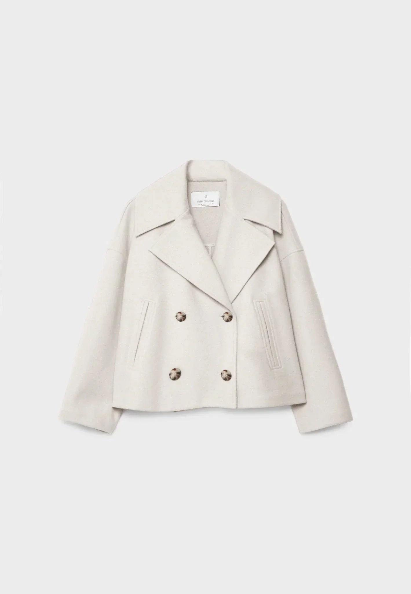 Luvo | Veste Courte pour Femme – Modèle Croisé à Double Boutonnage