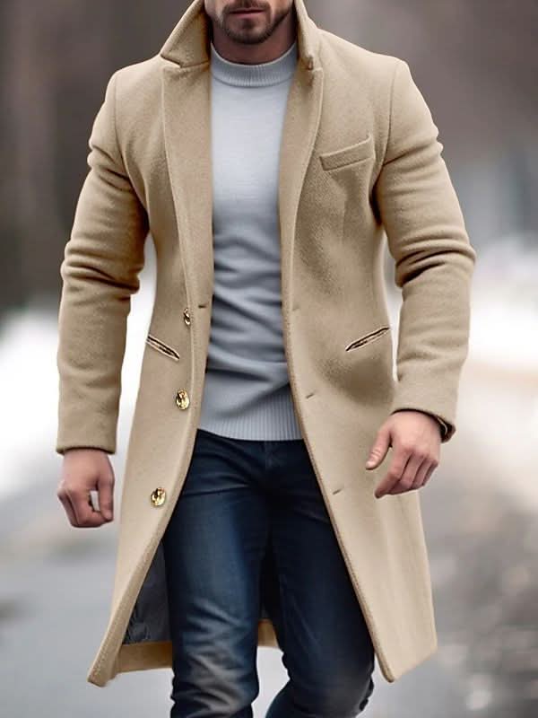 Luvo | Manteau d’hiver long pour homme