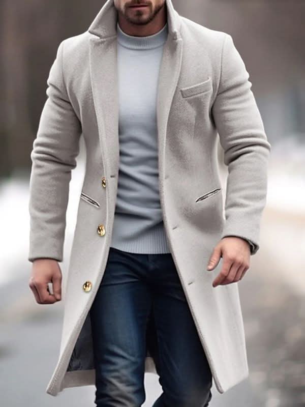Luvo | Manteau d’hiver long pour homme