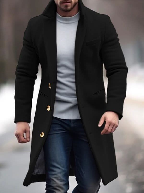 Luvo | Manteau d’hiver long pour homme