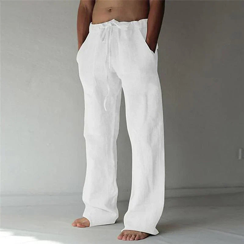 Luvo | Pantalon Large en Lin – Respirant & Confortable
