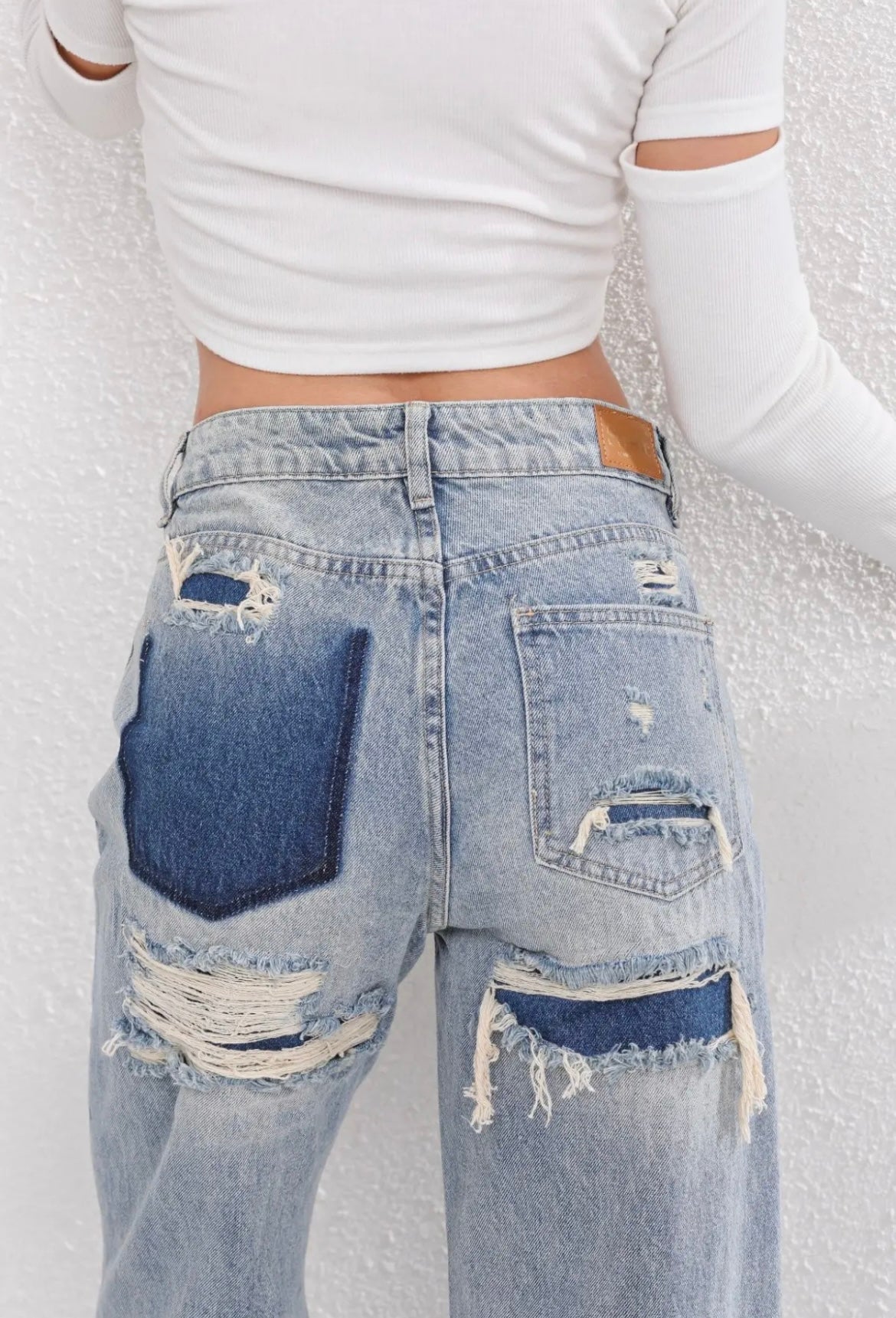 Luvo | Jean Délavé Déchiré pour Homme - Style Vintage